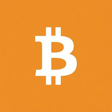 The image shows the iconic Bitcoin logo, featuring a white stylized "B" with two vertical lines through it on a bright orange background. The post's "Funny" caption suggests a humorous take on Bitcoin or cryptocurrency, possibly poking fun at its volatility, cult-like following, or absurd value fluctuations.