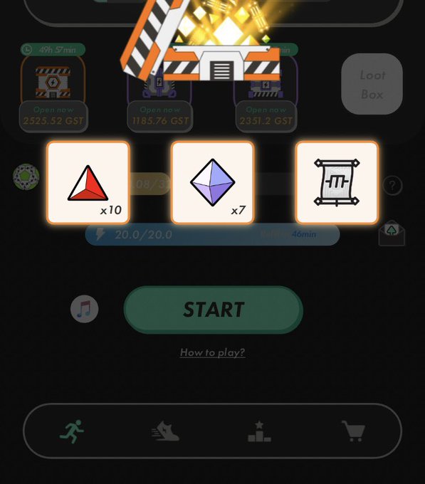 The image shows a phone screen with three different game icons displayed, each representing a different level of difficulty for a video game. The first icon is a triangle, the second one is a diamond, and the third one is an x. These icons are arranged in a row on the screen, indicating that they are part of a progression system within the game.