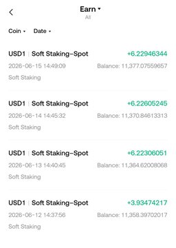 The image is a screenshot of an app with four columns showing different coin names and their current values or balances. The top left cell displays the name "USDC1" with a value of $4.42B, while the bottom right shows the name "USDC2" at $3.44B. Two other coins are also present in the image - one is at $5B and the other at $38B. The app's title suggests that it may be used for earning, so it's likely designed to help users trade or invest in these cryptocurrencies. The image focuses on the various coin options available and their respective values or balances in the app.