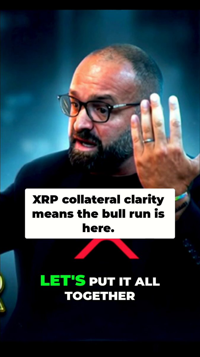 The image features a man wearing glasses with his hand raised up, possibly making a gesture or waving at someone. The caption below the photo reads "Let's put it all together", which could be interpreted as an invitation for people to come together and discuss the topic of cryptocurrency.