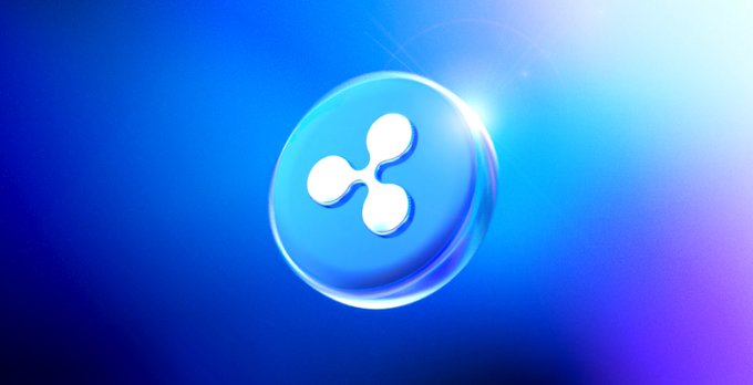 A glossy blue Ripple (XRP) logo against a gradient background, symbolizing the expansion of RLUSD into Japan's JFSA-approved market through SBI VC Trade on the XRP Ledger.
