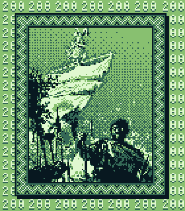 "200ETH!" is written above the image, which appears to be a digital art piece or a poster featuring a bird with wings.