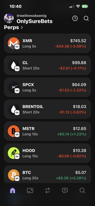 The image shows a phone screen displaying various cryptocurrency prices, including Bitcoin, Ethereum, and Ripple. The text "ONLYSUREBET" can be seen at the top of the image. The phone's display features a list of different cryptocurrencies with their respective values, along with some information about them.