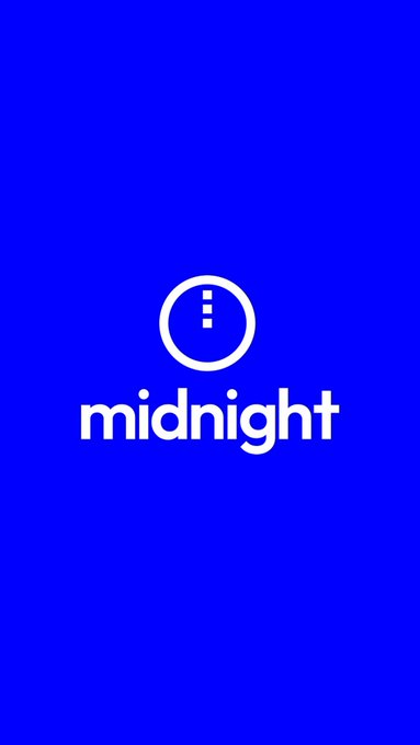 The image features a blue background with white text that reads "Midnight" at the top, followed by "Dark Night" below it. The phrase "Dark Night was designed as a multi-chain network from its inception." is written above the "Dark Night" text. This suggests that the creators of the Dark Network had a vision for a long-term, interconnected network where users could share resources and collaborate across various industries.