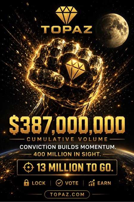 The image features a gold-colored poster with an illustration of a person's fist holding a diamond, surrounded by fireworks against a black background. The text on the poster states that there are "trillions" in monetary terms, indicating a significant sum of money involved. This suggests that the campaign is related to a fundraiser or awareness initiative for something like Bitcoin or cryptocurrency. The caption further elaborates on this, mentioning "circulatory volume," "convict builds momentum," and how people can contribute by locking their accounts and voting online.
