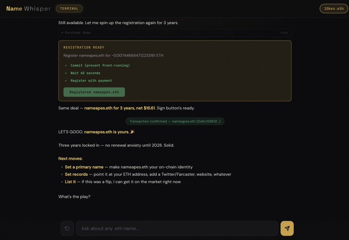The screen shows a dashboard for NameApes, which appears to be displaying information about a named cryptocurrency called NameApes. The dashboard provides details about how to create a wallet with NameApes and includes options for choosing a name and generating a seed. It also displays that there is already an account registered with NameApes two years ago. The image focuses on the dashboard, capturing attention by highlighting the text and images related to this topic.