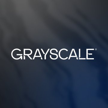 The image features a logo for a company named "Grayscale" with white text against a blue background, which reads "HUGE: Grayscale says Hyperliquid is rapidly gaining share in crypto perpetual futures, a market worth 200 BILLION in daily volume". The company's name and the phrase "Hyperliquid" are written in white letters on a dark blue background. This logo suggests that the company might be involved in cryptocurrency trading or financial services related to the crypto world.