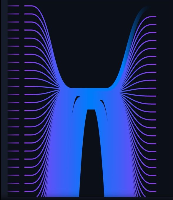A minimalist digital illustration shows a silhouetted figure with arms outstretched against a dark background, with curved purple lines radiating outward like a fan or wallet opening. The "Check your wallets" caption likely alludes to cryptocurrency holdings, suggesting the figure represents users who should verify their digital assets.