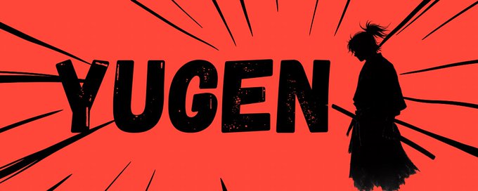 The image features an illustration of a person wearing a karate uniform with their arms crossed over their chest. The word "YOGEN" is written above them in black letters against a red background. The text suggests that Yogen has been building something special, and people are starting to believe in it. This could be related to the post about Yogen being minted or the person's involvement with the project.