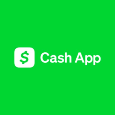 The image displays the Cash App logo, featuring a white rounded square with a green dollar sign icon alongside the white text "Cash App" set against a vibrant green background. This branding visually represents the platform referenced in the post about Cash App's expanded crypto buying options through its MoonPay integration.