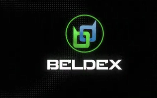The image displays the Beldex logo featuring a stylized green and blue "bd" emblem above the white "BELDEX" text on a dark background. This visually represents the BeldexCoin cryptocurrency ecosystem mentioned in the post, which highlights the project's suite of privacy-focused applications like BChat, BelNet, and BNS.
