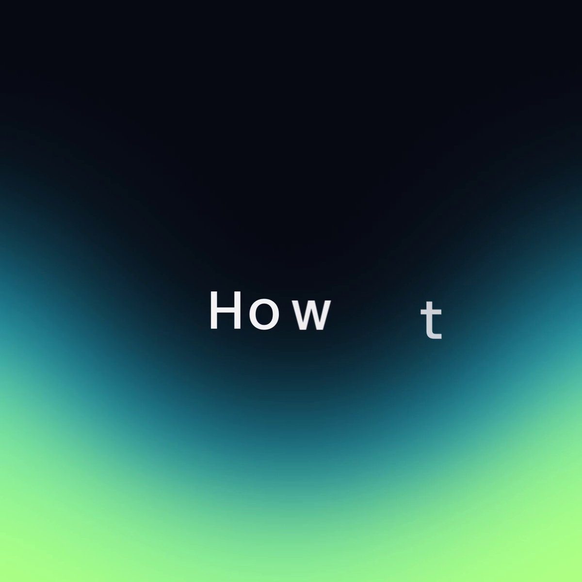The image features a dark blue background with a gradient of green at the bottom right corner. The words "How" are written in white letters above this gradient. Below these words, there's an explanation about saving money by using Jupiter Mobile for mobile payments.