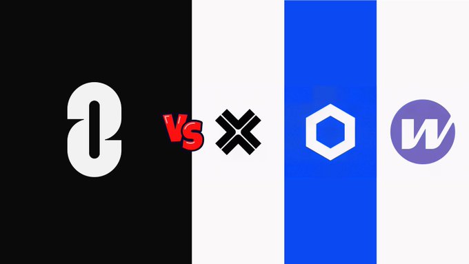 The image features a graphic design with four different logos, each representing a different cryptocurrency. The first logo displays an "A", followed by a "V", then another "S" and finally a "X". The second logo shows a "Z" followed by an "O" and the third one has a "W" in front of it. The fourth logo is a hexagon with a "U" inside, surrounded by three different colors: blue, white, and purple. The image also includes text that reads "all i see is $ZRO no second best".