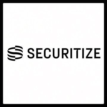 The image displays the Securitize logo, featuring a stylized "S" emblem beside the company name in bold black text. It relates to the post by representing Securitize ($SECZ), which reported a $21.7 million Q2 net loss and a 20%+ drop in share price following its first earnings report as a public company.