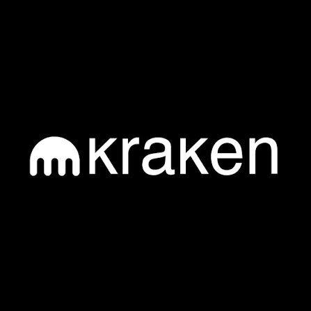 The image features the Kraken logo, with the company's name in white text next to its stylized octopus icon on a black background. This visual ties to the announcement of Nasdaq's $100M investment in Kraken's parent company, Payward, highlighting the crypto exchange's growing institutional credibility at a $21B valuation.