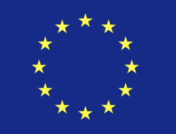 The image shows the European Union flag, featuring a circle of twelve yellow stars on a blue background, symbolizing the EU's recommendation to member states to exclude crypto from tax-advantaged savings accounts.