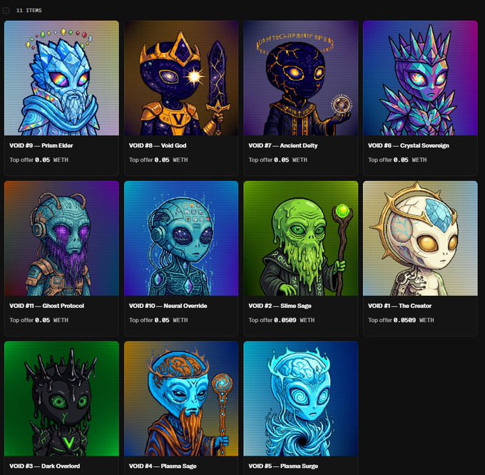 The image shows a collection of twelve cartoon characters, each with unique features and costumes, displayed against a blue background. The characters are arranged in two rows, with six characters in each row. The first row includes characters such as a blue-haired elf, a green alien, an orange-haired elf, a purple-haired elf, a blue-skinned alien, and a white-skinned alien. The second row features a green-haired elf, a blue-skinned alien, a purple-haired elf, a blue-skinned alien, and a white-skinned alien.