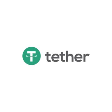 The image displays the Tether logo, featuring a green circular icon with a stylized "T" beside the brand name "tether" in lowercase text. It visually accompanies breaking news that Tether has minted 1 billion USDT on the Tron blockchain.