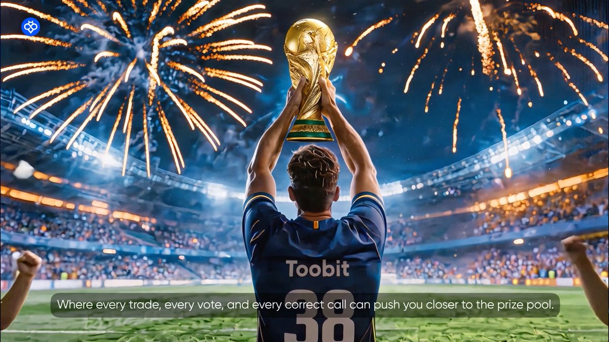 The image features a man holding a trophy, possibly a soccer championship trophy, with fireworks in the background. The text in the image reads "1,000,000 USDT" and "Where every vote counts, every vote matters". This suggests that the man is promoting an event or cause related to sports, where people can participate by voting for their favorite teams or causes, and how this participation can lead to significant change.