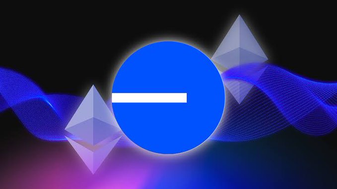 The image features a large blue circle surrounded by three white triangles arranged in a triangular formation. The background of the image is black with purple and blue lines, creating an abstract pattern that adds depth and visual interest to the scene. The text "Base just launched the Azul mainnet upgrade" suggests that there has been a recent update or launch on the Azul network, while the phrase "Meanwhile, the network's AI Agent economy is booming" indicates that the AI agent economy of the Azul network is thriving.
