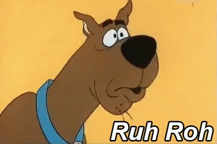 The image features a cartoon dog wearing a collar, with its head turned towards the camera and appearing somewhat confused or worried. The caption below the image states that the US Treasury has seized $1 Billion worth of Bitcoins from Iran's cryptocurrency exchange. It seems unrelated to the main subject of the image - the cartoon dog.