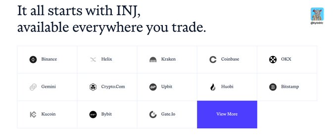 The image shows a screenshot of an online trading platform called INJ, which was created by a developer named Inj. The platform allows users to trade cryptocurrencies such as Bitcoin, Ethereum, Ripple, and Litecoin among others. It also provides information about the coins available for trading on the site. The post highlights that INJ is accessible worldwide, making it an ideal choice for anyone interested in cryptocurrency trading.