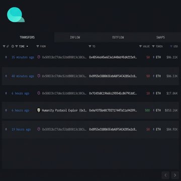 The image shows a screenshot of a computer screen displaying a user interface for a cryptocurrency exchange that has been compromised with a vulnerability exploited by a hacker named Humanity Protocol Explorer, which converted part of the stolen bag into Bitcoins and transferred them to KuCoin. The user interface also provides options such as migrating funds from an infected wallet to stable wallets on KuCoin, but it appears to be inactive due to the exploited vulnerability in the original Bitcoin wallet software.
