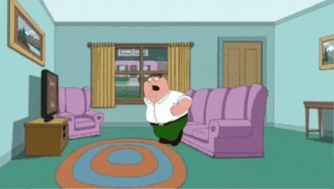 The image shows a man standing in front of a television set with his arms outstretched as if he's dancing or celebrating something. The room has a couch placed against one wall, a chair near another, and a dining table situated on the right side. A window can be seen in the background, allowing natural light to enter the space. The post that reads "nothing much, just down four figure holding solana in two weeks" suggests that there is an upcoming event or gathering related to the man's dancing, possibly involving a dance competition or a special occasion where he has been chosen as one of the participants.