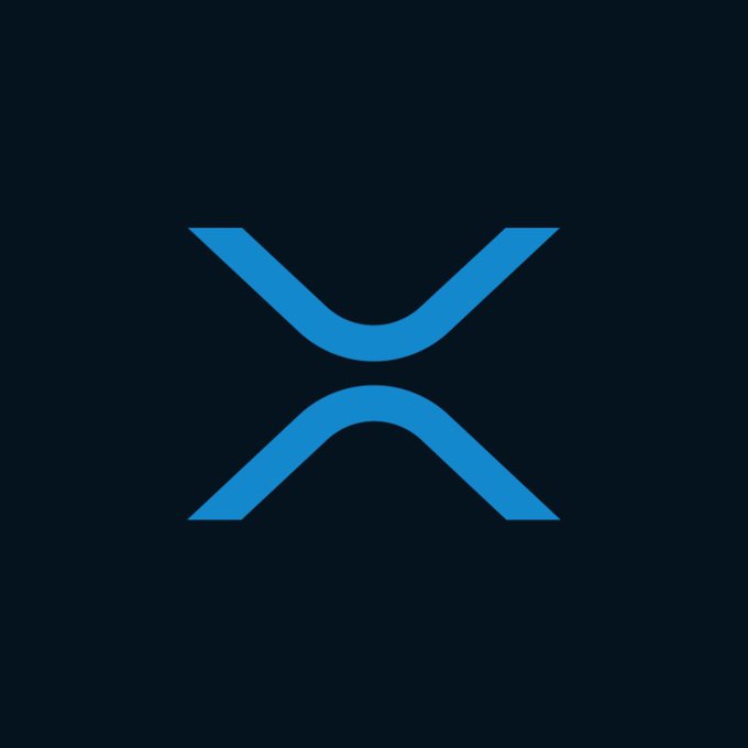 The image shows the blue XRP logo (Stylized "X") on a dark background. The logo relates to "La Casa de XRP," the post, by representing XRP, the cryptocurrency at the heart of the topic.