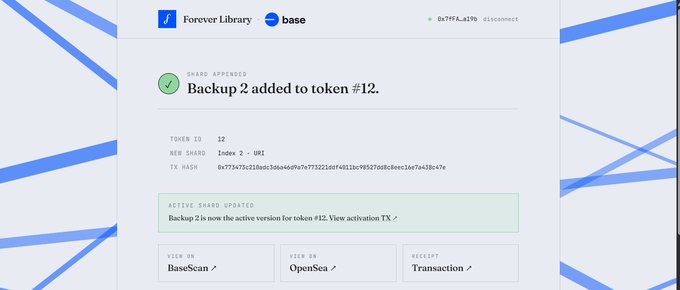 "Yess Friends don'T let friends Mint one type of storage on a mutable contract Stacking up those backup shards for my latest release interestingly so easy to do as well".