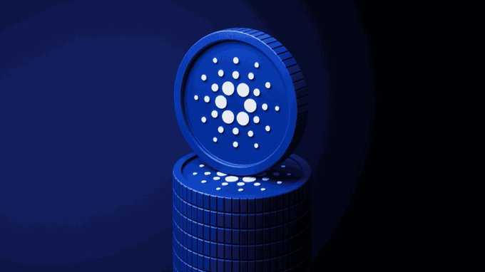 urn of blue coins with white spots, labeled "ETHEREUM" and "Litecoin", sits on a stack against a dark blue background.