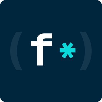 A dark blue app icon featuring the text "( f * )" with the asterisk styled in teal, resembling a password or censored word.