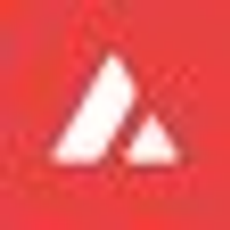 The Avalanche (AVAX) logo featuring two white triangular peaks against a red background.