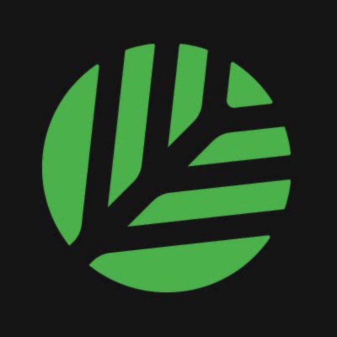 The image features a logo with a green circle containing a tree design inside it. The logo has a black border around it, giving it a modern and clean look. The text "I've always wanted to build something on-chain" is written below the logo in white letters. This suggests that the image might be related to the Canopy AI network or blockchain technology, as they are often associated with smart contracts and decentralized systems.