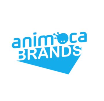 The image displays the Animoca Brands logo, featuring the company name in blue text with a stylized character replacing the "o" in "Animoca." This logo represents the company mentioned in the accompanying post about the suspended reverse merger talks with Currenc Group that would have brought Animoca Brands public on a major exchange.