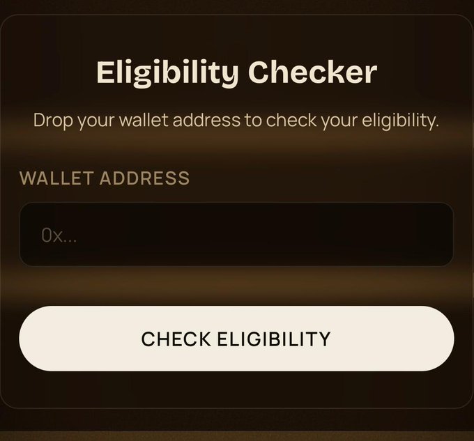 An "Eligibility Checker" interface with a wallet address input field and a "CHECK ELIGIBILITY" button, prompting users to drop their wallet address to confirm eligibility for the upcoming mint of 950 stones as part of "The Granites" NFT formation on OpenSea.