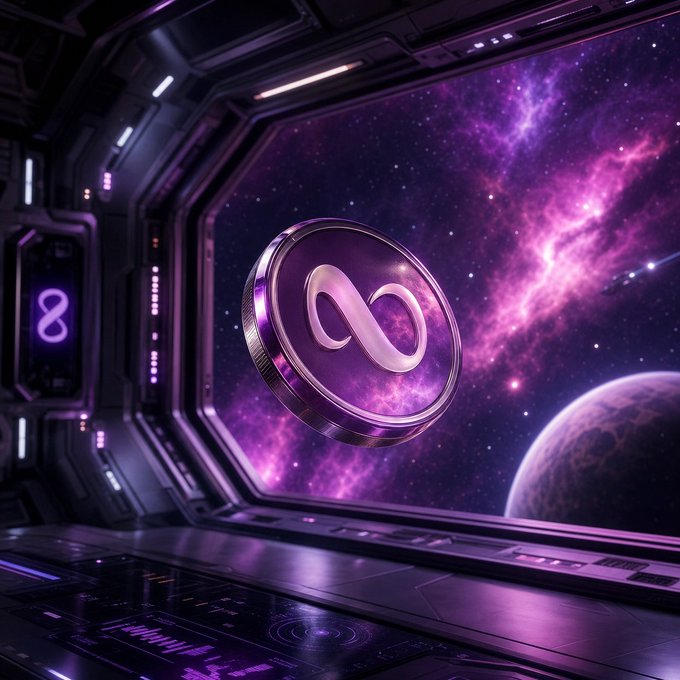 The image features a large, circular coin with an "infinity" symbol on it, floating in space above a window. The coin appears to be made of metal and has a shiny surface that reflects light. The background of the image shows a view of planets through a window, creating a sense of depth and perspective.

The post discusses fragmentation issues within the cross chain cryptocurrency market, specifically focusing on Bitcoin Liquidity. It highlights how Bitcoin Liquidity is trying to connect different chains into one trading layer, which could potentially solve fragmentation problems. The post also mentions that there are many coins in circulation, including Bitcoin Cash, Bitcoin, and Ethereum, which adds complexity to the market.