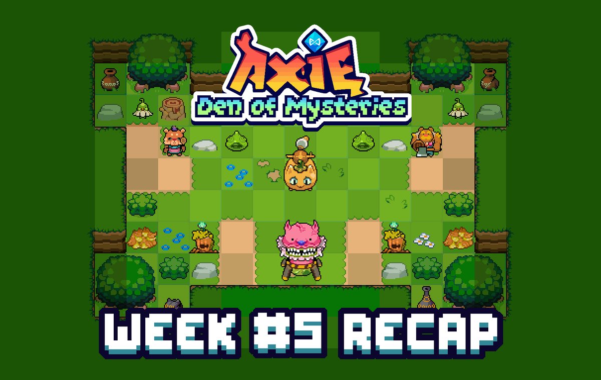 Week 5: stats + update no patch this week. A few notes: Week 4 marked the final bAXS rewards distribution, which means a massive upgrade will occur on Monday! Team is heads down on a huge improvement that changes the entire gaming experience. There's a lot of work to do in preparation for that day. Weekly posts below show the progress being made this week and provide details about what's going to happen next.