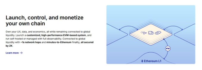 In this image, there's a screenshot from an eBay page that reads "Launch, control, and monetize your own chain", which includes a white rectangle with blue text. This content might be related to the process of launching and managing eBay-like websites on the Ethereum blockchain. The image focuses solely on the content without any additional information or context.