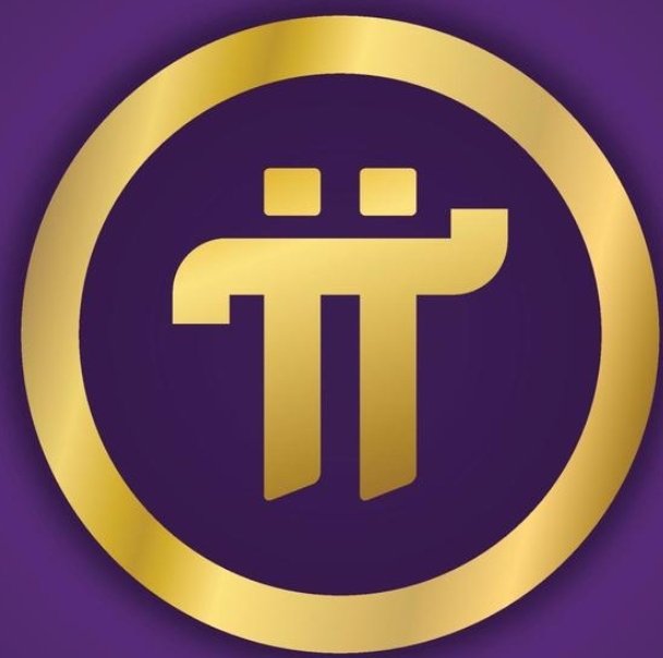 The image displays the Pi Network logo, featuring a stylized golden Pi symbol enclosed within a golden circle against a purple background. It serves as a visual representation for the announcement that Pi has expanded its KYC and mining accessibility to users with older or lower-spec mobile devices, welcoming more Pioneers into the network.