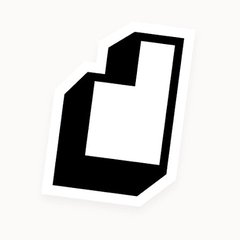 Image 2: A simple black and white icon of a document or folder.