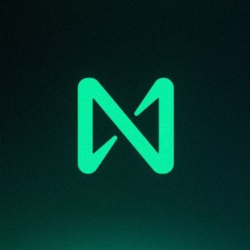 A glowing green stylized "N" logo on a dark background, representing the NEAR cryptocurrency brand featured in the post about NEAR powering onchain inference capital markets and supporting privacy-first AI platforms like Ask Venice.