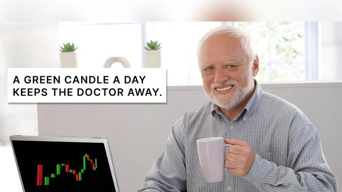 The image features a man sitting at his desk with a laptop open, smiling for the camera while holding a cup of coffee. The background includes a window that allows natural light into the room, creating a pleasant atmosphere. There are also two potted plants in the scene, one on each side of the man's workspace.