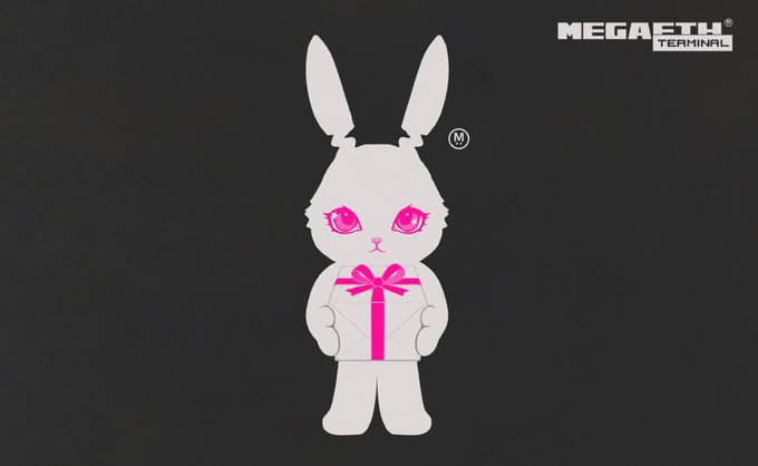 The image features a cartoon rabbit holding a pink gift box with a bow around its neck against a black background. Below this scene, there is text that says "MegaETH Airdrop Claim is LIVE! Lost $5,000? Now you might beeligible for $5 back!". The focus of the post seems to be on the lost $5,000, suggesting it could be related to an advertisement or discussion about a MegaETH Airdrop claim.