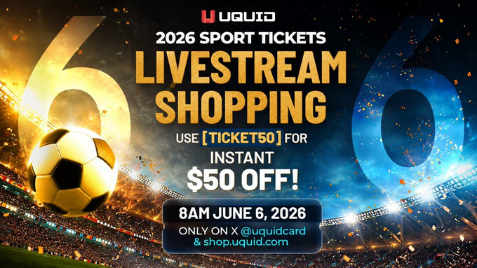The image features a soccer ball, with the text "6 live stream shopping" written above it. The background of the image shows a stadium filled with people watching a soccer game. The caption below the image reads "Focus on what is in the image and how it relates to the post".