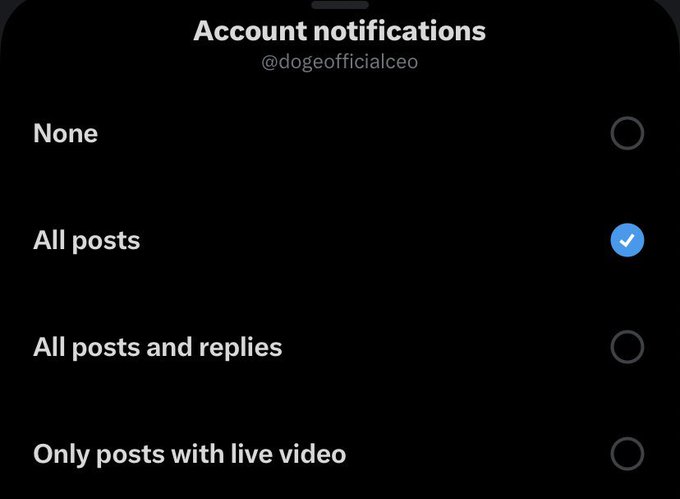 The image shows a screen displaying information about a social media platform, specifically Instagram. The focus of the discussion appears to be related to the account settings page, where options are being evaluated for turning notifications on all posts or checking which posts currently show up in users' feeds.