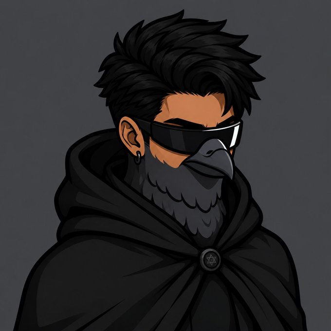 The image portrays a guy with black hair, wearing a hoodie that appears to have a bird on it. He also wears a pair of glasses and a face mask. The caption suggests that he's minting money via Bitcoin and possibly a coin called Ol'Bitey, but the post doesn't provide much information about Minting @GolubiroNFT for today or what Minting is. Additionally, there are no other coins or mentions of any particular cryptocurrency in the image, making it difficult to determine if this is a relevant discussion or simply a personal project related to minting. The focus should be on whether this image is an interesting or useful post about minting and bitcoin, rather than just a random image with elements unrelated to the topic at hand.