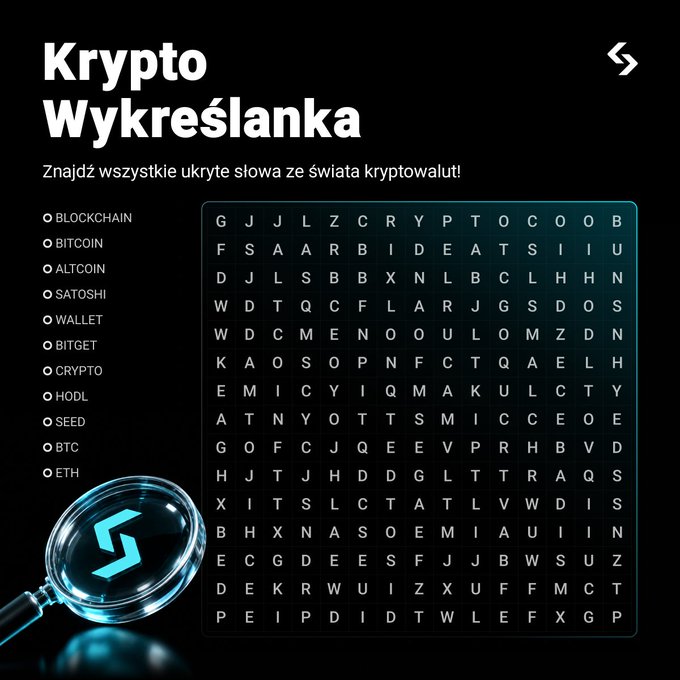 The image features a word search puzzle with the theme of Cryptocurrency, specifically focusing on the word "KRYPTO" at the top left corner. The words are written in both English and Czech, making it an interesting challenge for those who know multiple languages or are interested in learning more about cryptocurrency.
