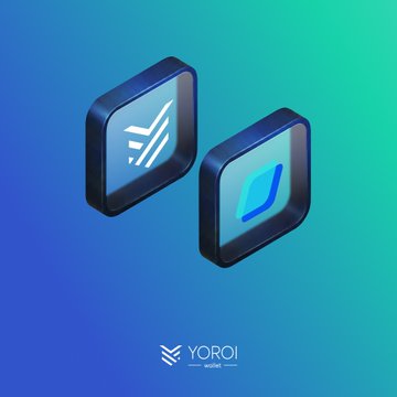 The image features two blue square icons, one with a white "X" symbol and the other with a blue "J" symbol. The text above the image reads "Yoroi Wallet App is now @secondfiapp". This suggests that the Yoroi wallet app has been updated to include new functionality or improved user experience. Users can expect their stake pools to remain in the same pool as before, and they will continue to receive rewards at the same rate. The image also includes a logo for "Yoroi" and "SecondFi", indicating that this is an update to the Yoroi wallet app.