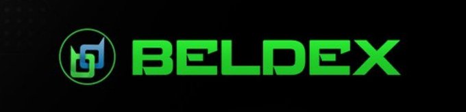 A logo on a dark background featuring a stylized blue and green icon alongside the text 'BELDEX' in bold green letters.